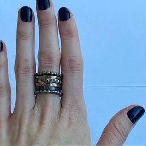 Fidget Ring ✨14kt gold and sterling silver